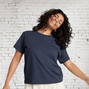 Allbirds Cotton Tee S NWT | Hazy Indigo + Eco‑Elevated Everyday Vibes